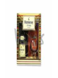 Коньяк Hennessy VSOP - подарочный - Упаковка подарочная + 2 бокала. Лучшие коктейли получаются при смеси его с минеральной водой (газированной или негазированной), содовой, имбирным элем и тоником.