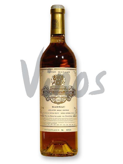  Chateau Coutet Cuvee Madame 1981 1-er Cru Classe - 