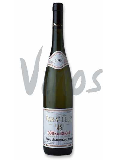 Вино Cotes du Rhone AOC "Parallele 45" Paul Jaboulet Aine - Своим названием это вино обязано тому факту, что 45-я параллель проходит рядом с погребами компании.